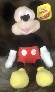 Disney Junior Mickey Mouse Bean Plush Stuffed Animal 10" NWT - Picture 1 of 5