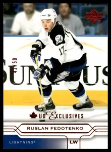 2004-05 Upper Deck UD Exclusives Canadian Ruslan Fedotenko 42/50 #160 - Picture 1 of 2