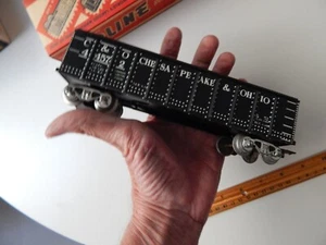 gondola vintage Marx Marlines C&O Hi Side 3582 in scatola spedizione gratuita vedi foto - Foto 1 di 12