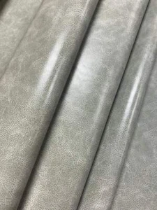Designer Distressed Antigua Aqua Seafoam Vegan Faux Leather Upholstery Vinyl WHS - Picture 1 of 2