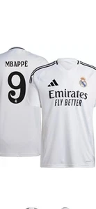NWT Kylian Mbappe #9 Adidas Real Madrid Jersey Mens Medium - Picture 1 of 3