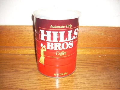 Vintage Hills Brothers Automatic Drip 13 OZ. Unopened Coffee Can 1993. - Image 1 of 4