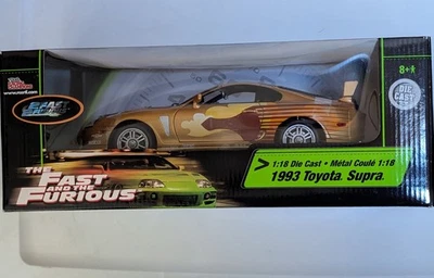 1993 TOYOTA SUPRA THE FAST AND THE FURIOUS 1:18 by RACING CHAMPIONS ERTL - Image 1 of 2