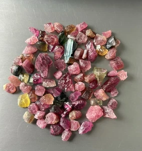 Lote 150 Cts Turmalina Color Rosa Natural Áspera De Nigeria  - Imagen 1 de 6