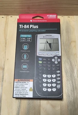 Texas Instruments TI-84 Plus Graphing Calculator - Black - Image 1 of 2