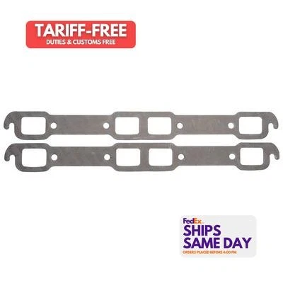 Edelbrock 7226, Par de Juntas de Escape BBM Núcleo de Acero Laminado Rendimiento Foto 1 de 4