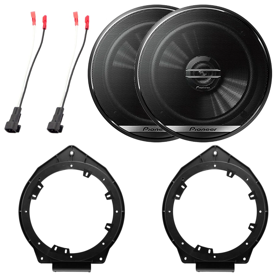 Altavoces de coche JVC 6,5" 300W (par) con 2x adaptadores, arnés para vehículos GM seleccionados Foto 1 de 4
