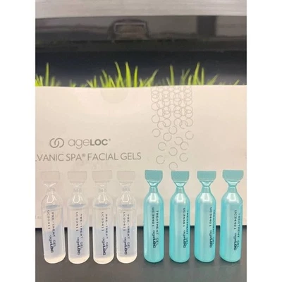 4 paires de gels faciaux Nuskin Nu Skin ageLOC Galvanic Spa NEUF sans boîte - Bild 1 von 4