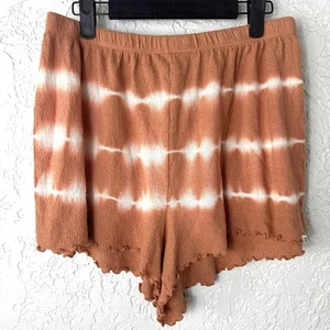 Billabong Breeze By Shorts Flowy Gauzy Beach Knit Burnt Orange Size L - Picture 1 of 10