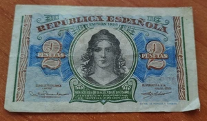 ESPAÑA BILLETE 2 Pesetas 1938 – Pick 95 (ORIGINAL) .-ES EL DE LAS FOTOS - Bild 1 von 2