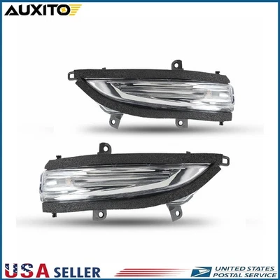 2x Fits Lexus GX460 LX570 10-23 Side Mirror Turn Signal Lamp Clear Lens Amber - Image 1 of 4