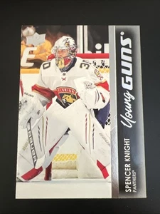 2021-22 Upper Deck Series 1 Young Guns French Spencer Knight #223 Rookie RC READ - Picture 1 of 2