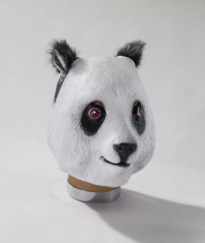 Deluxe Latex Animal Mask Adult: Panda One Size - Image 1 of 1