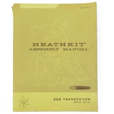 Transceptor manual de montaje Heathkit SSB modelo SB-101 Ham ID Foto 1 de 4