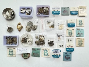 Lotto movimenti e ricambi Bulova 6As, 6Bs FF 120 e altri. - Foto 1 di 24