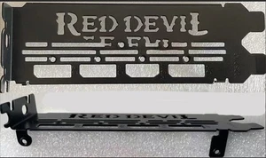 1pcs For AMD RX6700XT PowerColor I/O Shield BackPlate Blende Bracket - Afbeelding 1 van 1