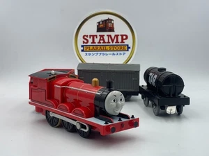 Tomy Trackmaster Plarail James el Motor Rojo *juego completo* - Imagen 1 de 7