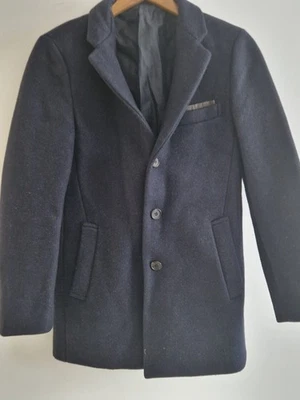 COMODO SQUARE Wool Blend Black Overcoat Size M (R) - Image 1 of 4