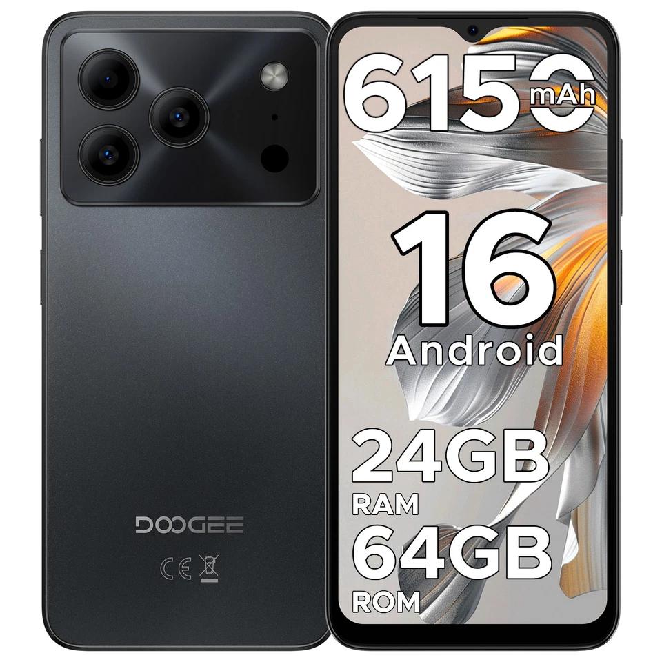 DOOGEE S98 - 256GB - Schwarz (Ohne Simlock) (Dual-SIM)