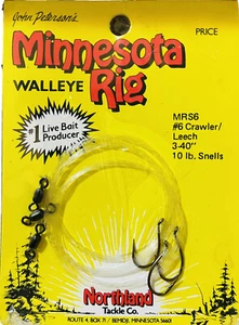 Vintage Northland Tackle Minnesota Rig New Old Stock On Card - Picture 1 of 4