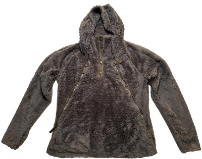 Chaqueta con Capucha Kuhl Mujer Grande Vuelo Marrón Pila Profunda Polar Pullover Foto 1 de 4