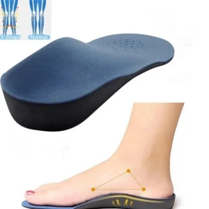 Orthotic Gel High Arch Support Insoles Flat Foot Shoe Insert Pads for Women&Men - Picture 1 of 12