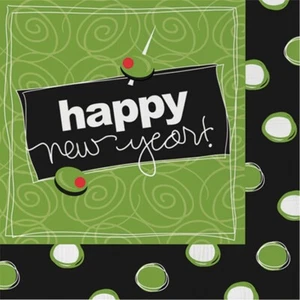 New Years Eve Napkins Beverage 36CT - Picture 1 of 1