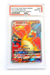 PSA 10 Charizard GX 052/051 Sm3h To Have Seen the Battle Rainbow Holo Coreano - Imagen 1 de 1