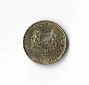 1997 Singapore - 5 Cents - 596 - Aluminum Bronze - 1.5g - Picture 1 of 2