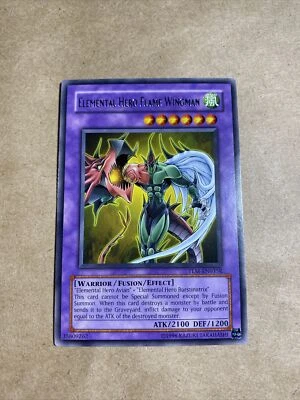Elemental Hero Flame Wingman Rare UDE Redemption TLM-EN035K - Image 1 of 4