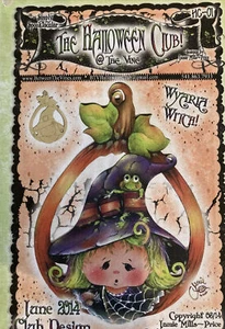 Jamie Mills-Price 2014 Halloween Club Tole Pattern Packet: Wyaria Witch - Picture 1 of 5