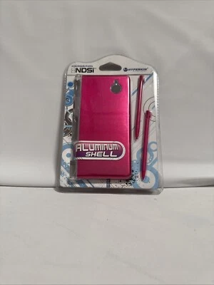 NEW Sealed Pink Aluminum Shell with 2 Stylus Pens for Nintendo DSi Hyperkin #11C - Image 1 of 2