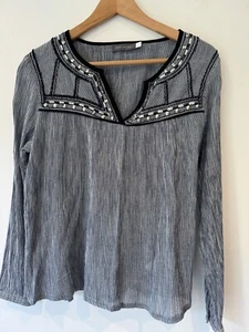 Mint Velvet Ladies Top. 100% Cotton and Stunning. Size 10 - Picture 1 of 9