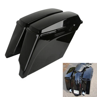FOR Harley  Electra Road Touring 1993-2013 5" Stretched Extended Hard Saddle Bag - Image 1 of 4