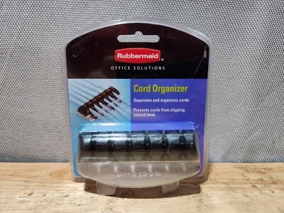 Rubbermaid Rolodex Cord Organizer Black & Silver Item #48632, NEW - Image 1 of 2
