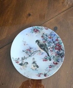 Lena Liu Collectible Plate Mint Condition Song Bird Delicate Accord - Picture 1 of 3