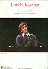 Barry Manilow Lonely Together Sheet Music Kenny Nolan