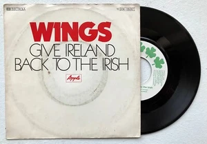 PAUL MCCARTNEY & WINGS – Give Ireland Back To The Irish Original Germany 1972 - Picture 1 of 4