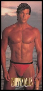 Chippendales 1990s Print Advertisement Ad 1991 Sexy Male Model - Picture 1 of 1