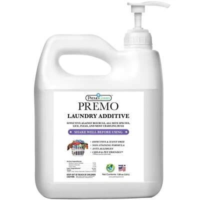 Bed Bug & Mite Killer Laundry Additive 128 oz All Natural Non Toxic  Premo Guard - Image 1 of 4
