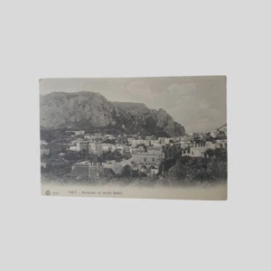 Cartolina fotografica originale Capri Panorama col monte Solaro NV anni '20-30 - Bild 1 von 2