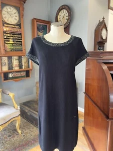 Vintage CHANEL P43319K04446 One-piece Dress size 40, Navy - Picture 1 of 7