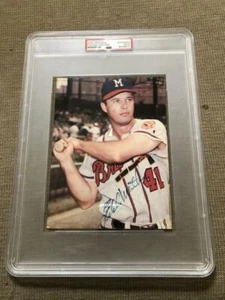 Ed Eddie Mathews Photograph Photo Autographed Autograph Auto PSA/DNA Baseball - Picture 1 of 2