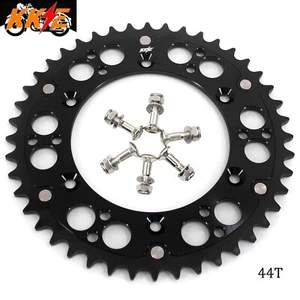 KKE 44T Black Rear Sprocket For Suzuki DRZ400SM 2005-2022 DRZ400S 2000-2022 - Picture 1 of 10