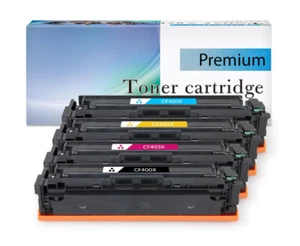 CF400A/X-CF403A/X Premium 4 Toner Cartridges | Color LaserJet Pro M252n & M277n - Picture 1 of 10