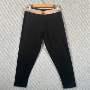 Pantalones deportivos de yoga Victoria’s Secret negros oro rosa nuevos con etiquetas talla pequeña - Imagen 1 de 7
