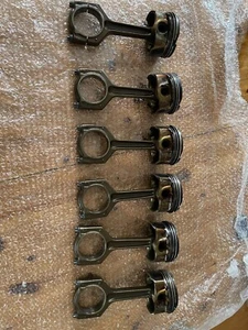6 x BMW E9X 335i E6X 535i Z4 35i/is N54 N54B30 ENGINE PISTONS & RODS OEM 7577581 - Picture 1 of 7