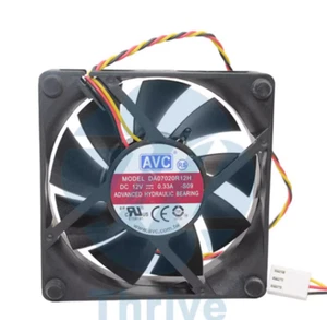 AVC DA07020R12H 12V 0.33A 7020 7CM CPU 3-pin hydraulic silent cooling fan - Picture 1 of 7