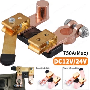 Cuchillo de desconexión de batería de coche cuchilla interruptor poste lateral resistente apagado 12/24 V - Imagen 1 de 14
