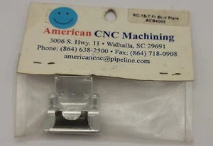 American CNC Machining Front Skid Plate Team Associated Rc18t Billet Aluminum - Picture 1 of 1